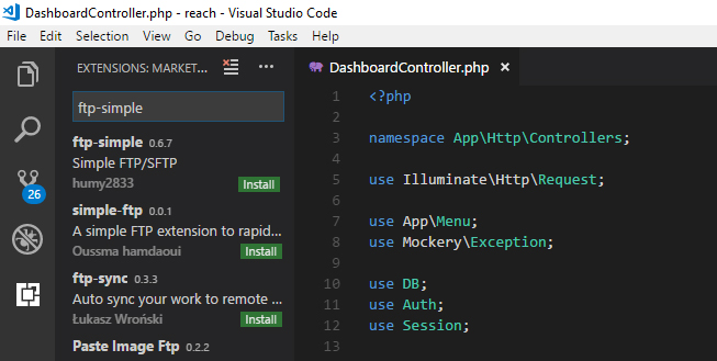 Add-FTP-SFTP-in-Visual-Studio-Code01